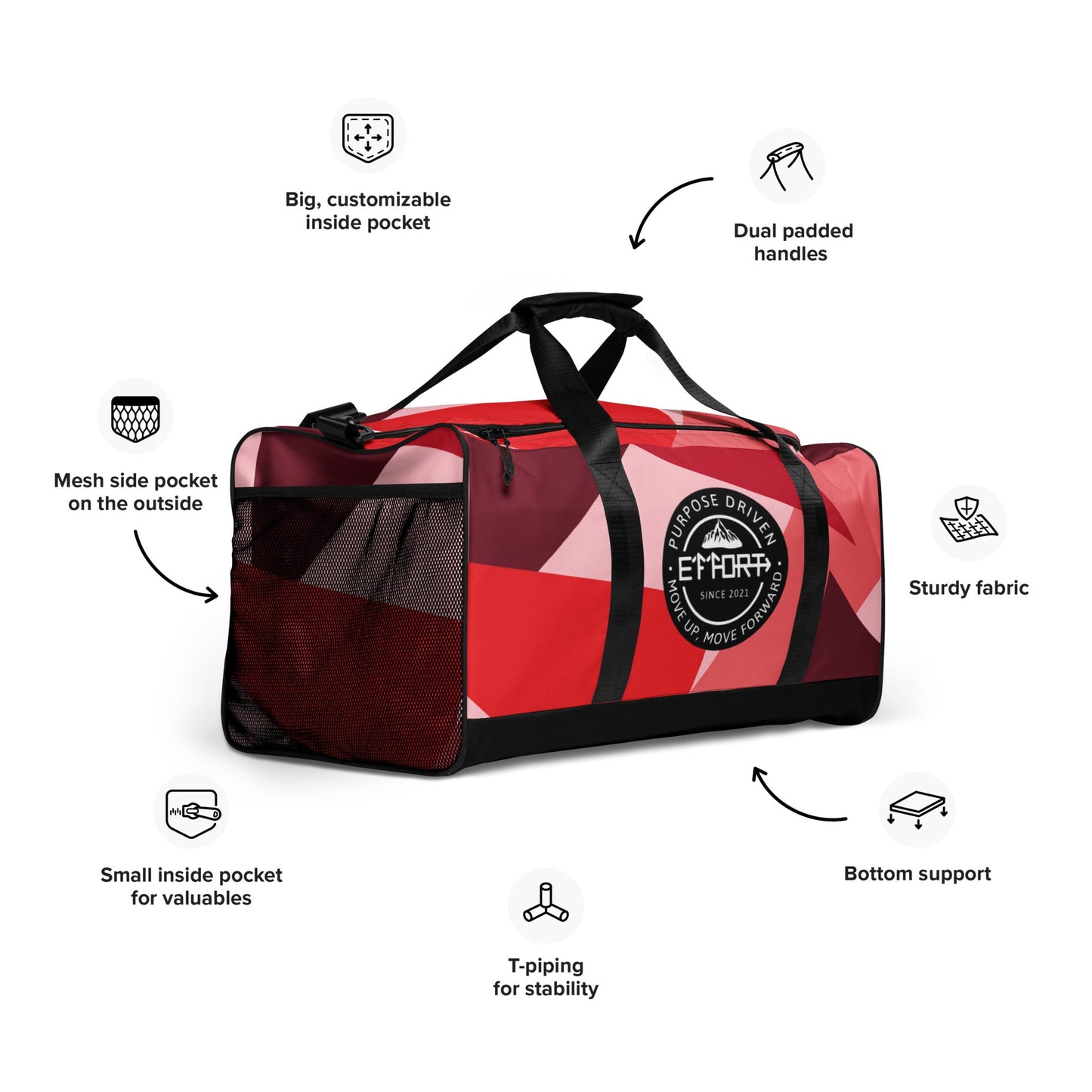 Duffle bag - Red - EFFORT